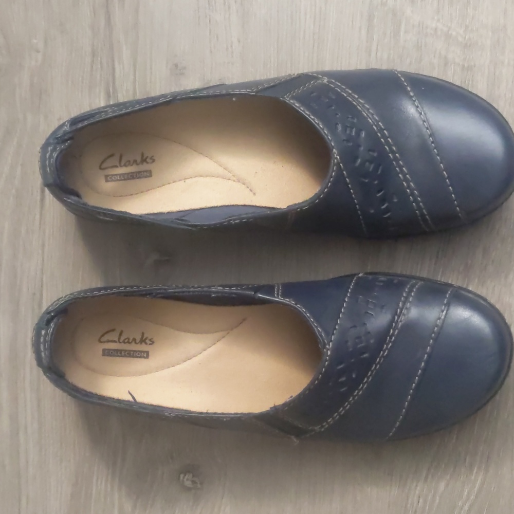 Clark's leather shoes